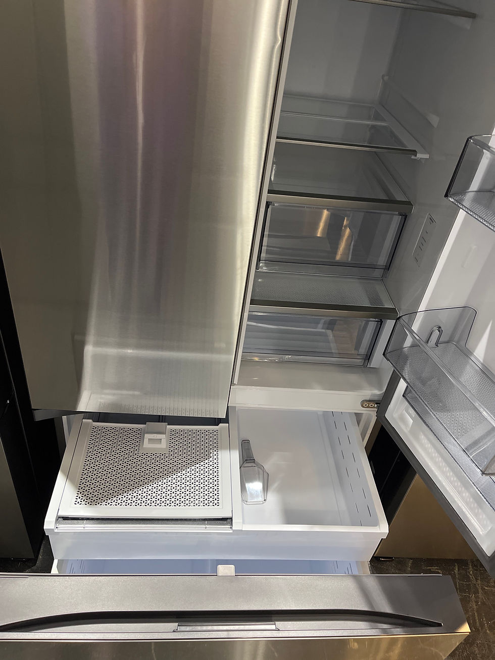 Thumbnail: Samsung Bespoke 30 Cu Ft Standard Depth French Door Refrigerator 