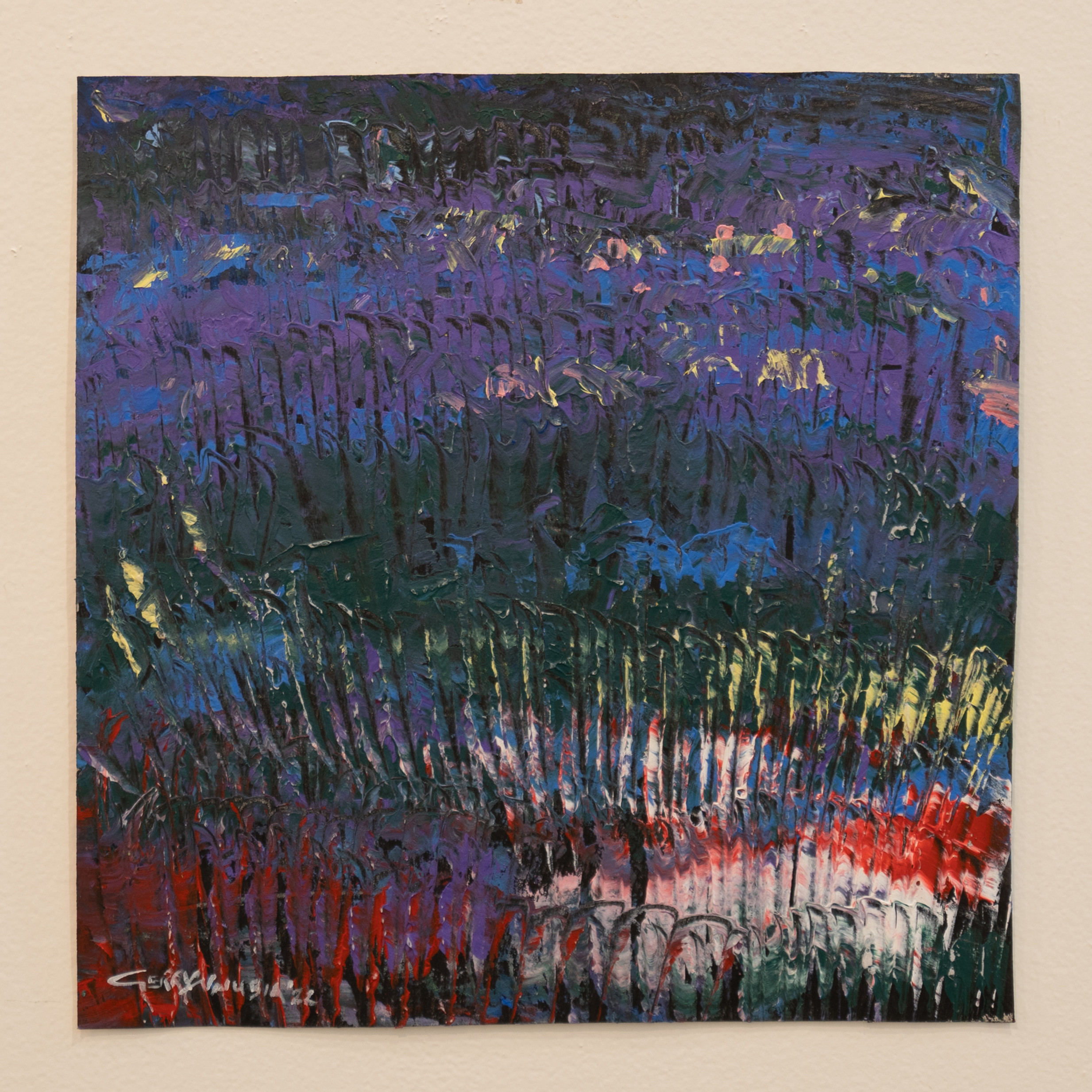 SOLD Gerry Nnubia, Blue Night, 2022