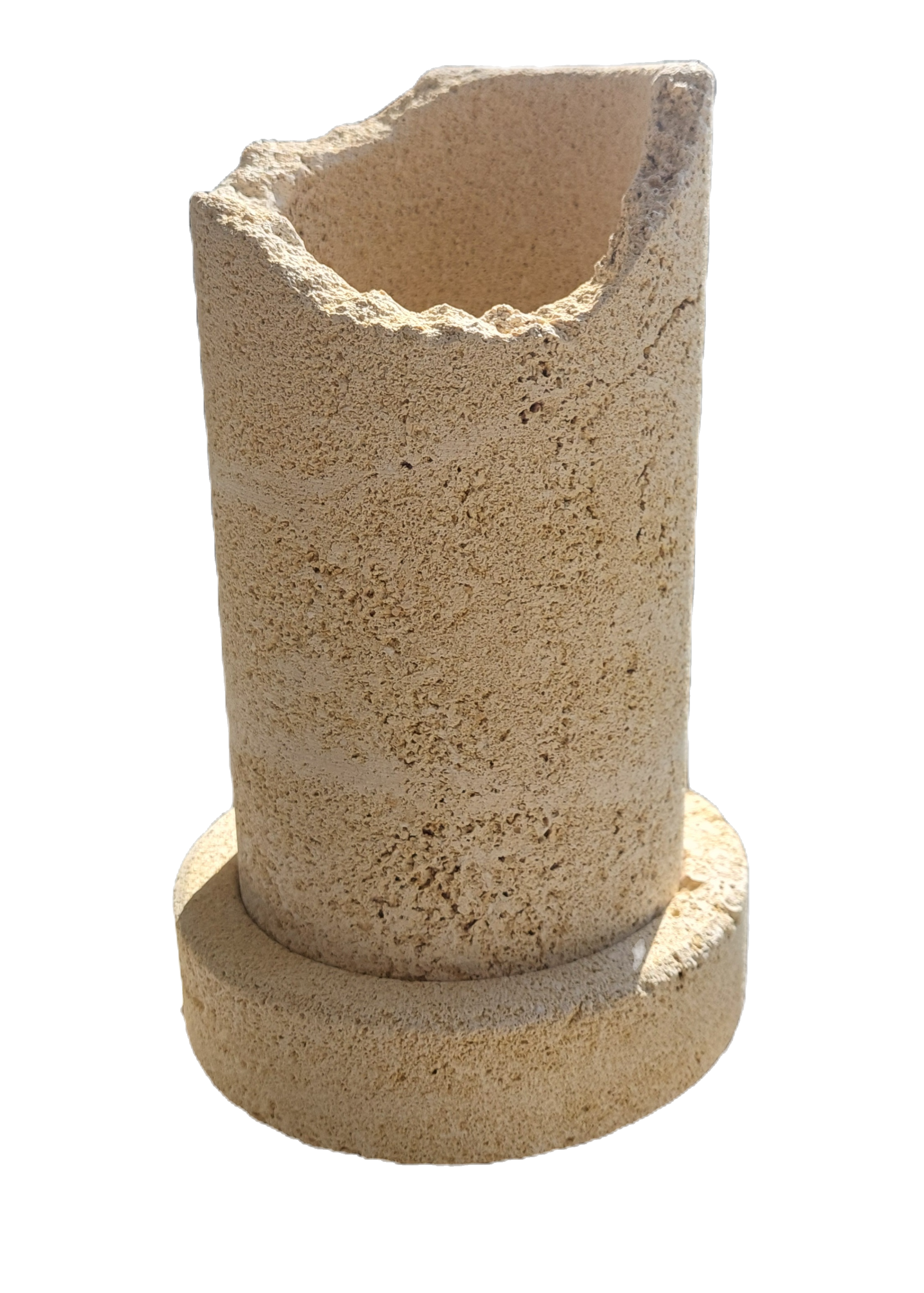 Weinkühler aus St. Margarethener Kalksandstein - RUND