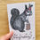 Thumbnail: Mini Cards: Festive Badger and Party Squirrel