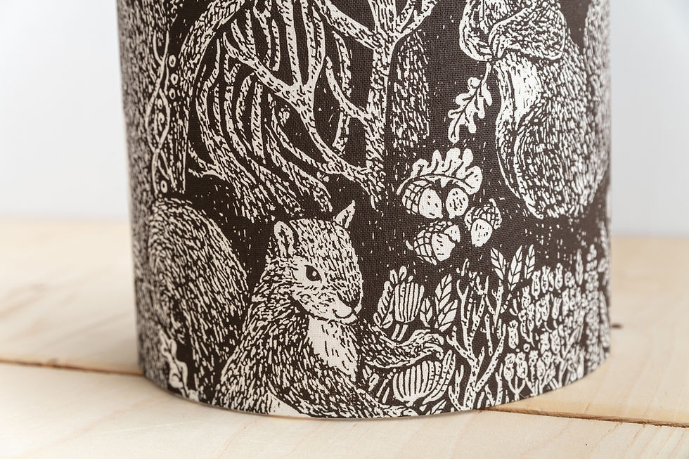Thumbnail: Woodland Squirrels Lampshade
