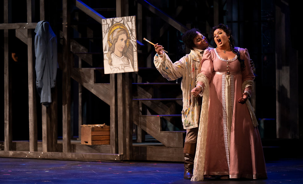 Tosca, played by Elaine Alvarez