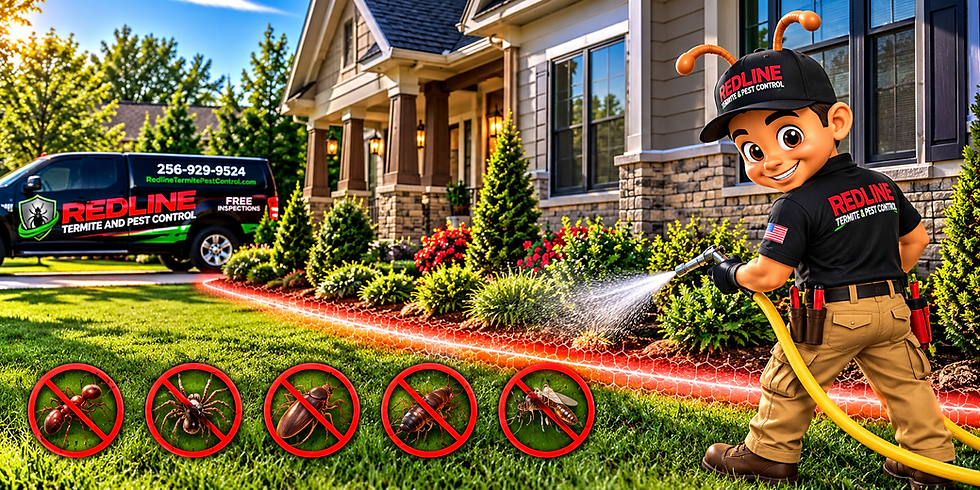Residential Pest Control Huntsville AL by Redline team.