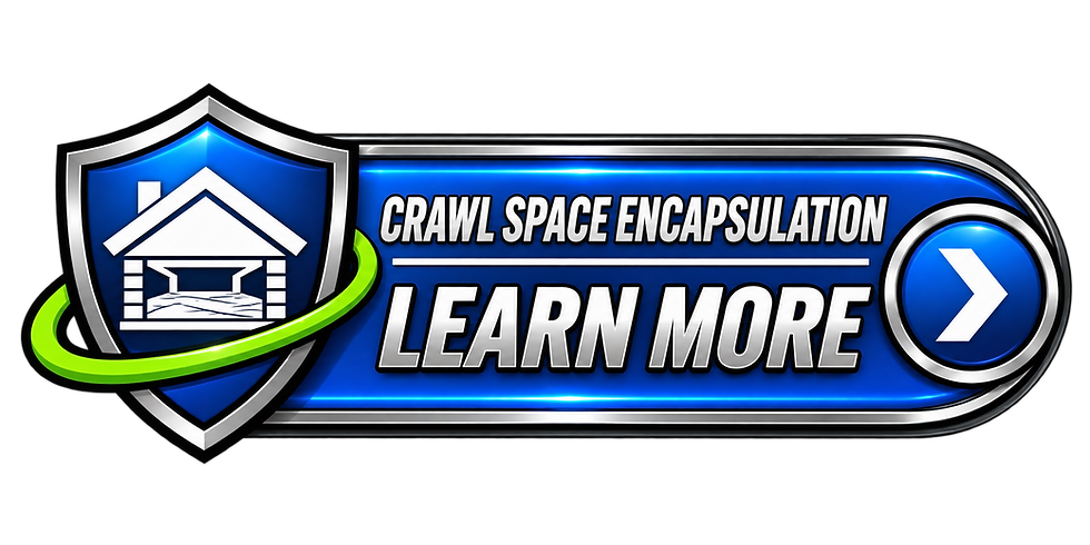 Crawl space encapsulation moisture barrier Huntsville AL