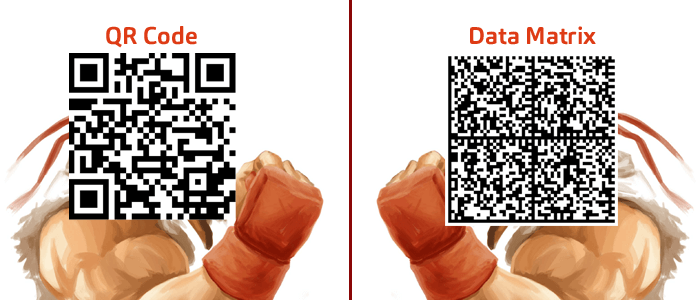 sự khác biệt giữa data matrix và qr code - ứng dụng
