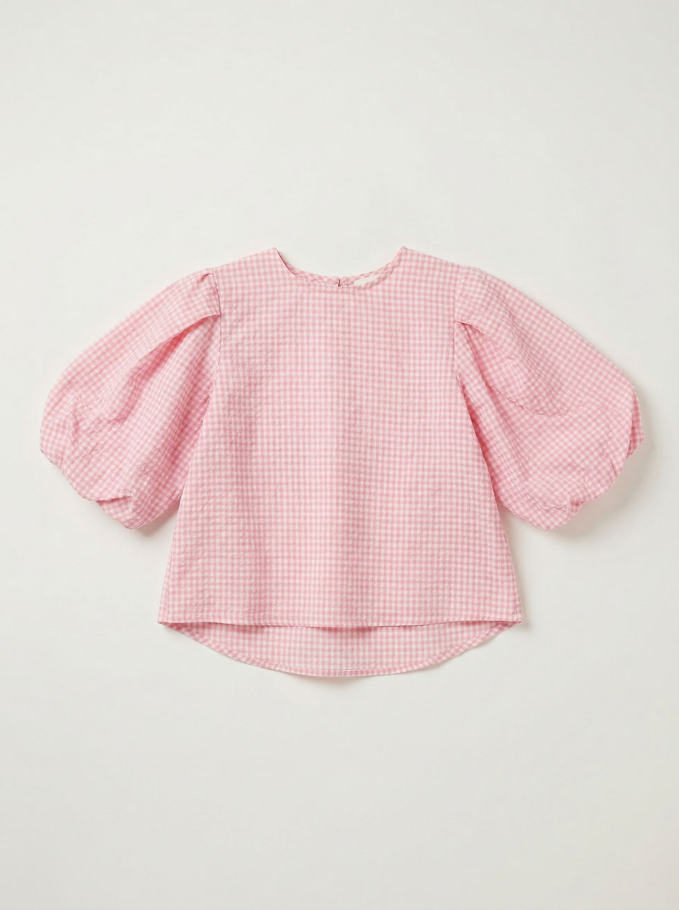 Thumbnail: VICHY BALLOON TOP ROSA 58638