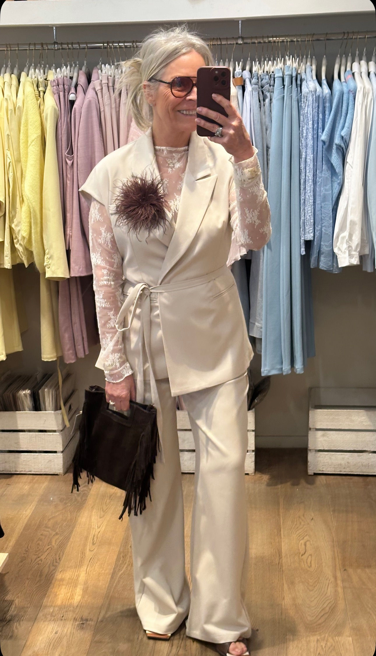 CHLOE BLAZER SLEEVELESS  BEIGE 3967