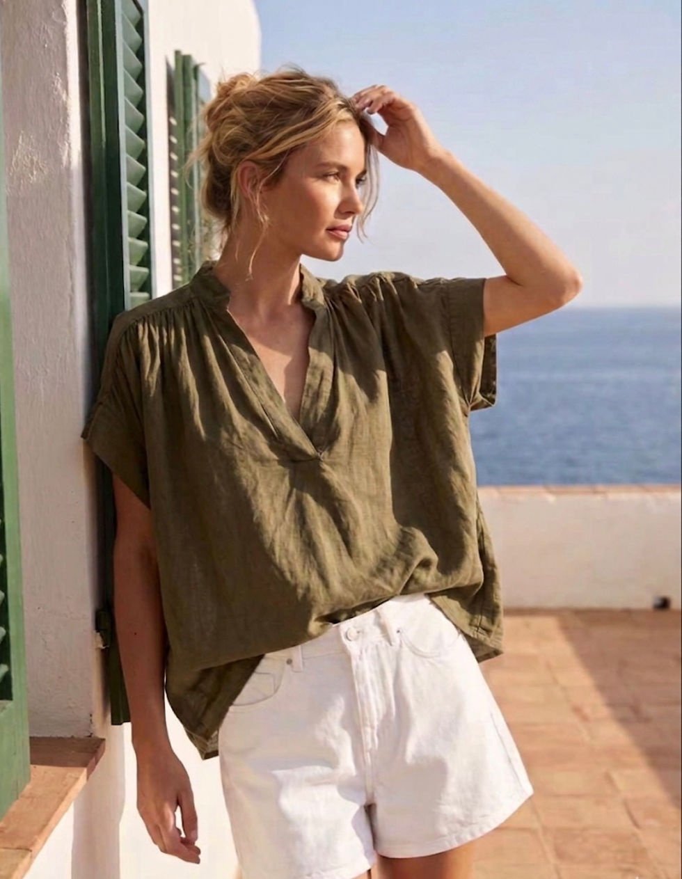 Thumbnail: GIGI COTTON BLOUSE 05973
