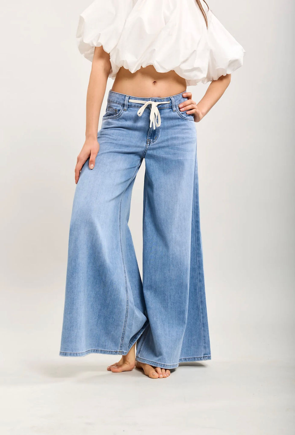 Thumbnail: PALAZZO WIDE JEANS H2890