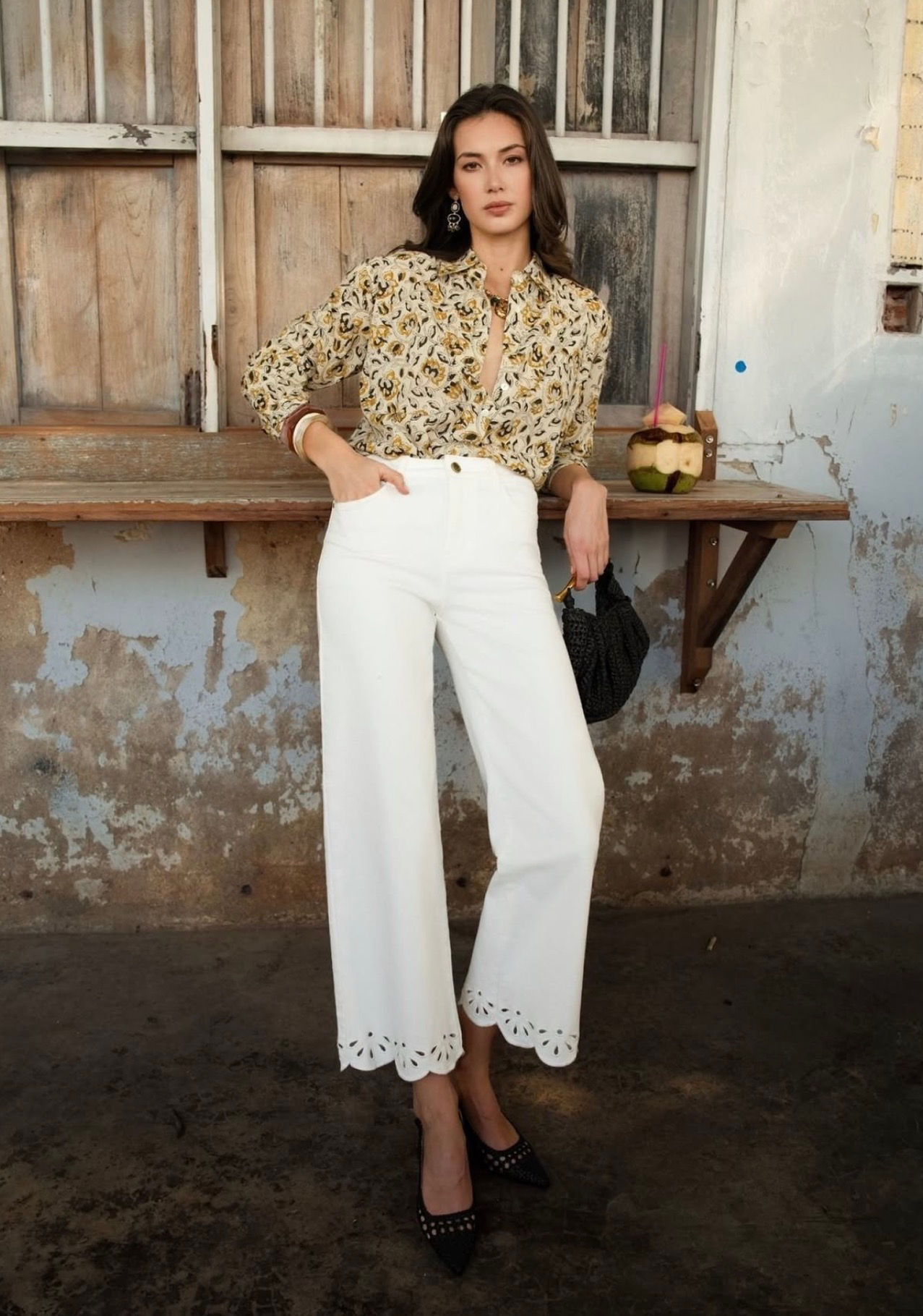NOLA PANTS WHITE JD643-B