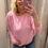 Thumbnail: MIKA PULL ROUND NECK PINK 22108