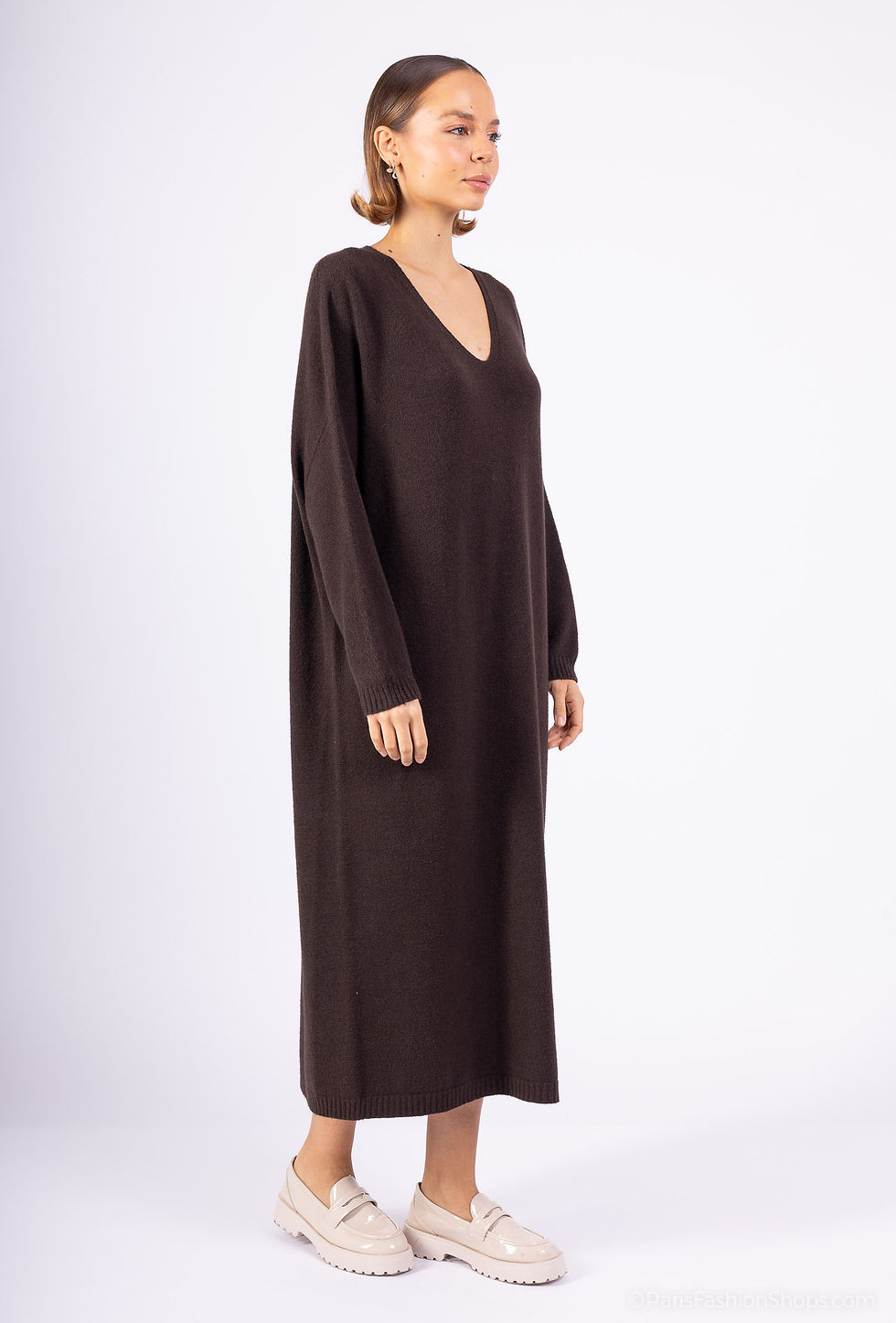 Thumbnail: MAX DRESS MARRON FONCÉ 37043