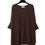 Thumbnail: MAX DRESS/PULL MARRON FONCÉ 87092