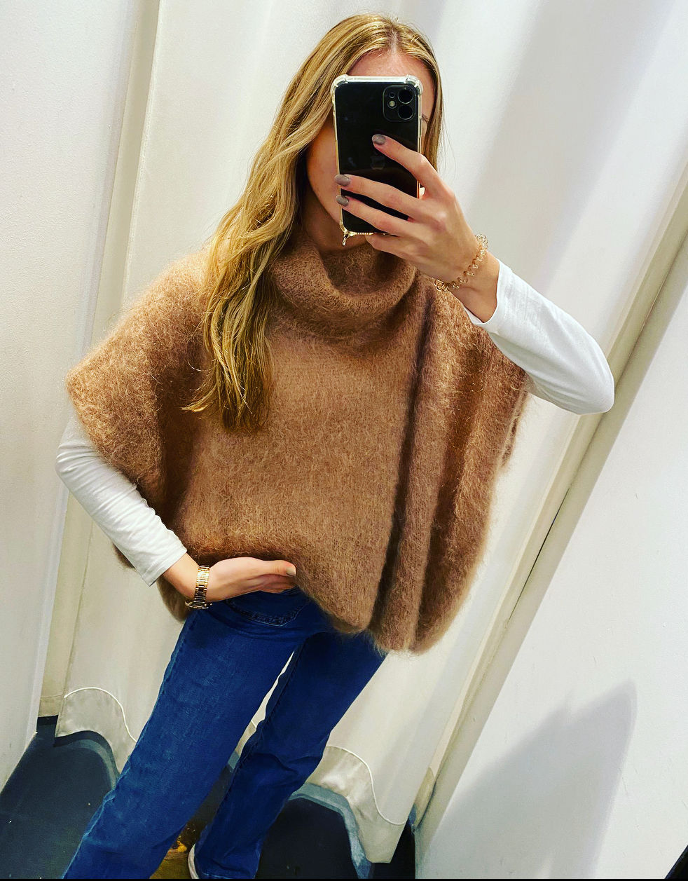 STELLA KID MOHAIR DEBARDEUR CAMEL 22131