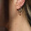 Thumbnail: MORGANE EARRINGS SILVER MEDIUM 
