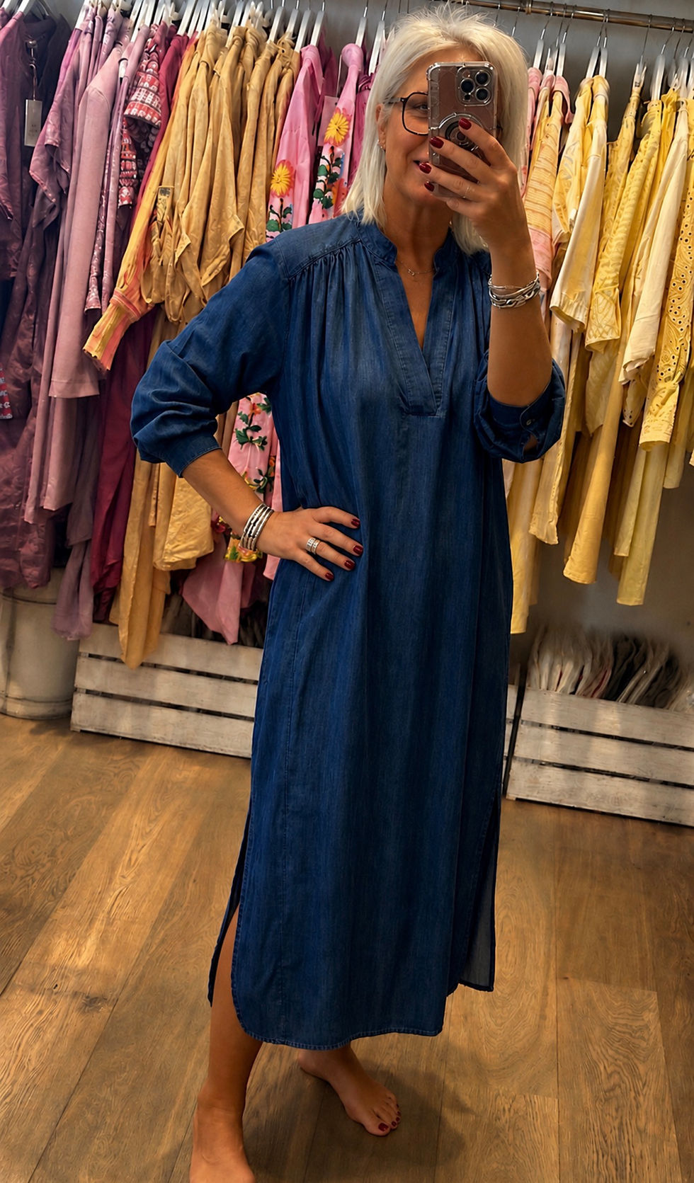 Thumbnail: AMY DRESS DENIM 05494