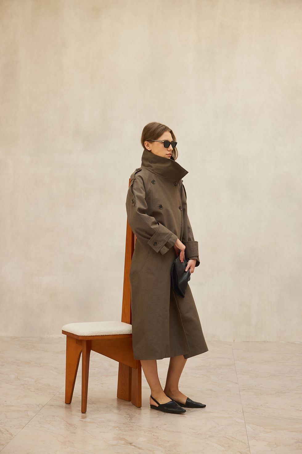 Thumbnail: COCO TRENCHCOAT BROWN 25259