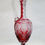 Miniature : Aiguière en cristal doublé rouge