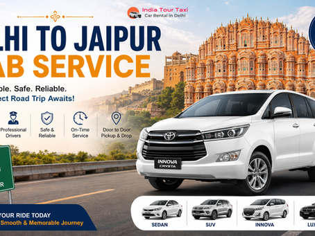 Innova Car Rental Delhi for a Comfortable Delhi to Jaipur Road Trip