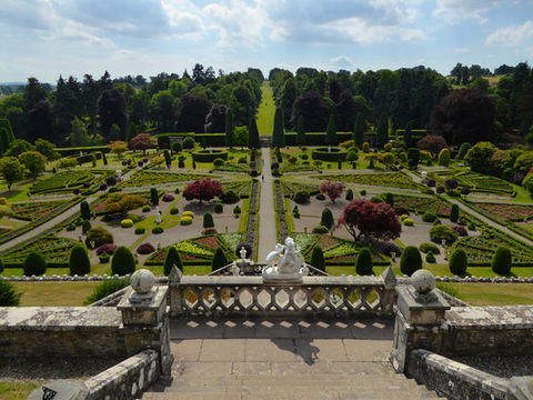 Drummond Castle Gardens or Versailles