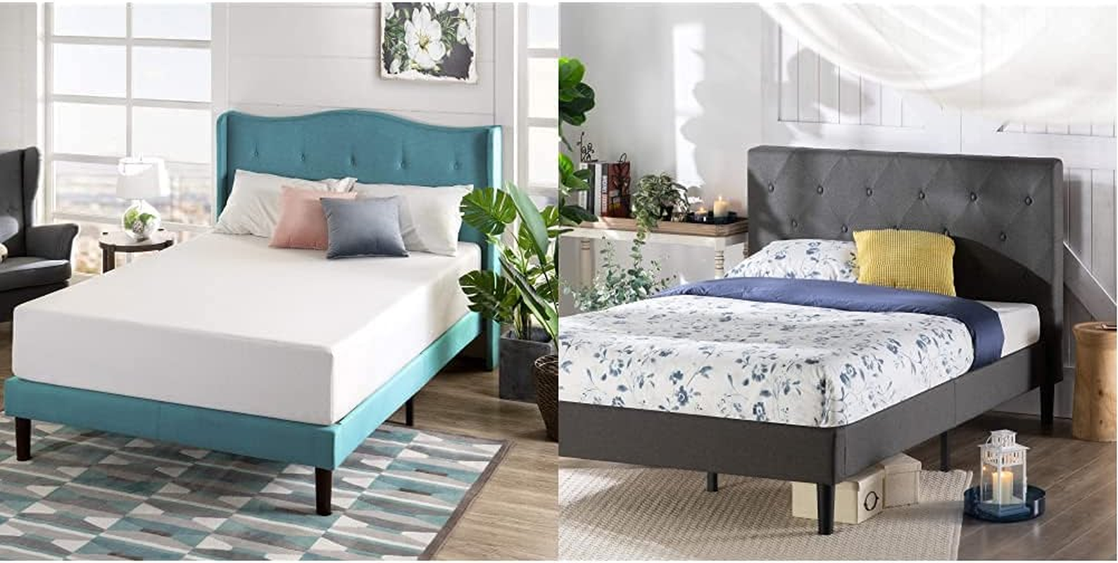 Zinus 12 Inch Green Tea Memory Foam Mattress/Certipur-Us Certified, King & Shali