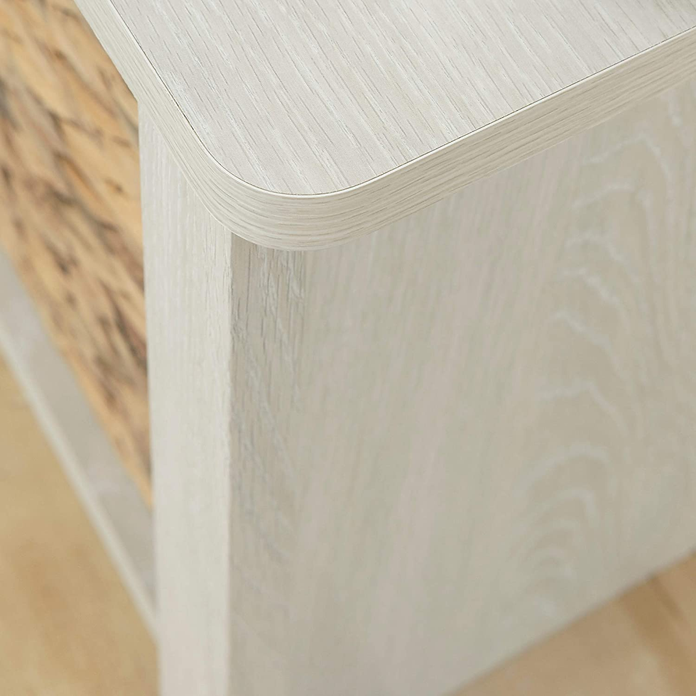 Thumbnail: South Shore Avilla Full Storage Bed with Baskets, Double, Winter Oak and Rattan