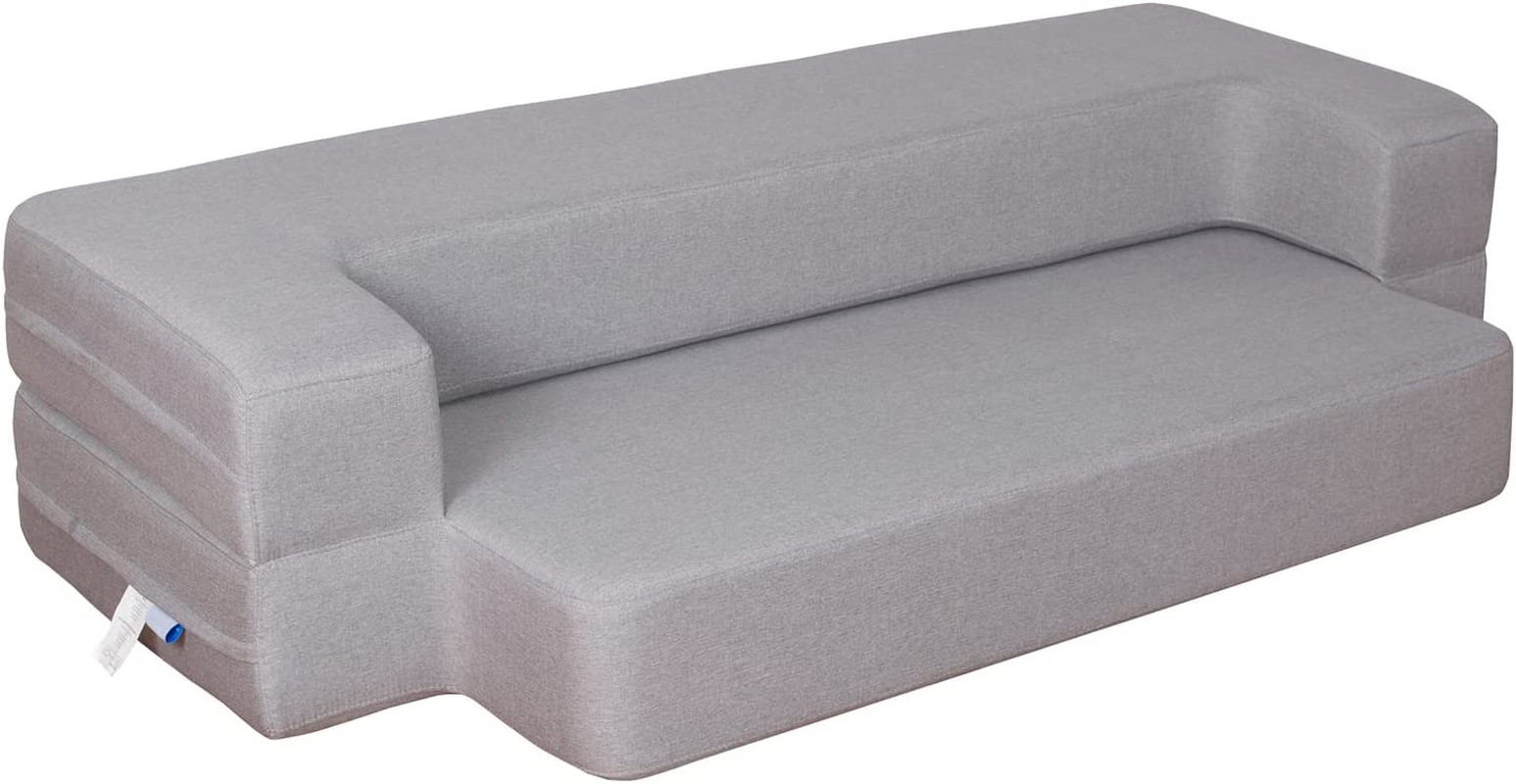 Hontop 10 Inch Fold Out Couch Bed Memory Foam Floor Futon Sofa Bed, Sleeper Chai