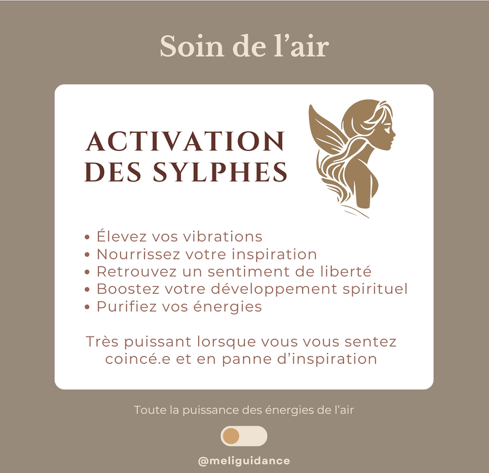 soin énergétique des sylphes et de l'élément Air