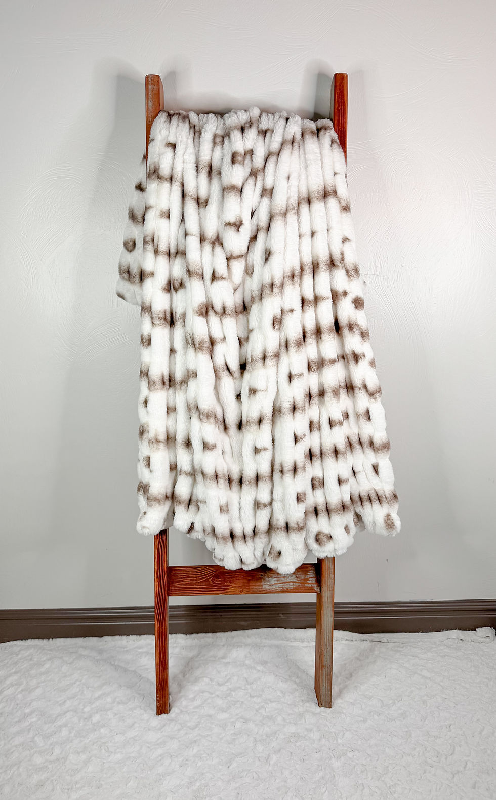 Adult size Milan Luca Natural Minky Blanket