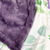 Thumbnail: Purple Greenery Floral Baby Minky Blanket
