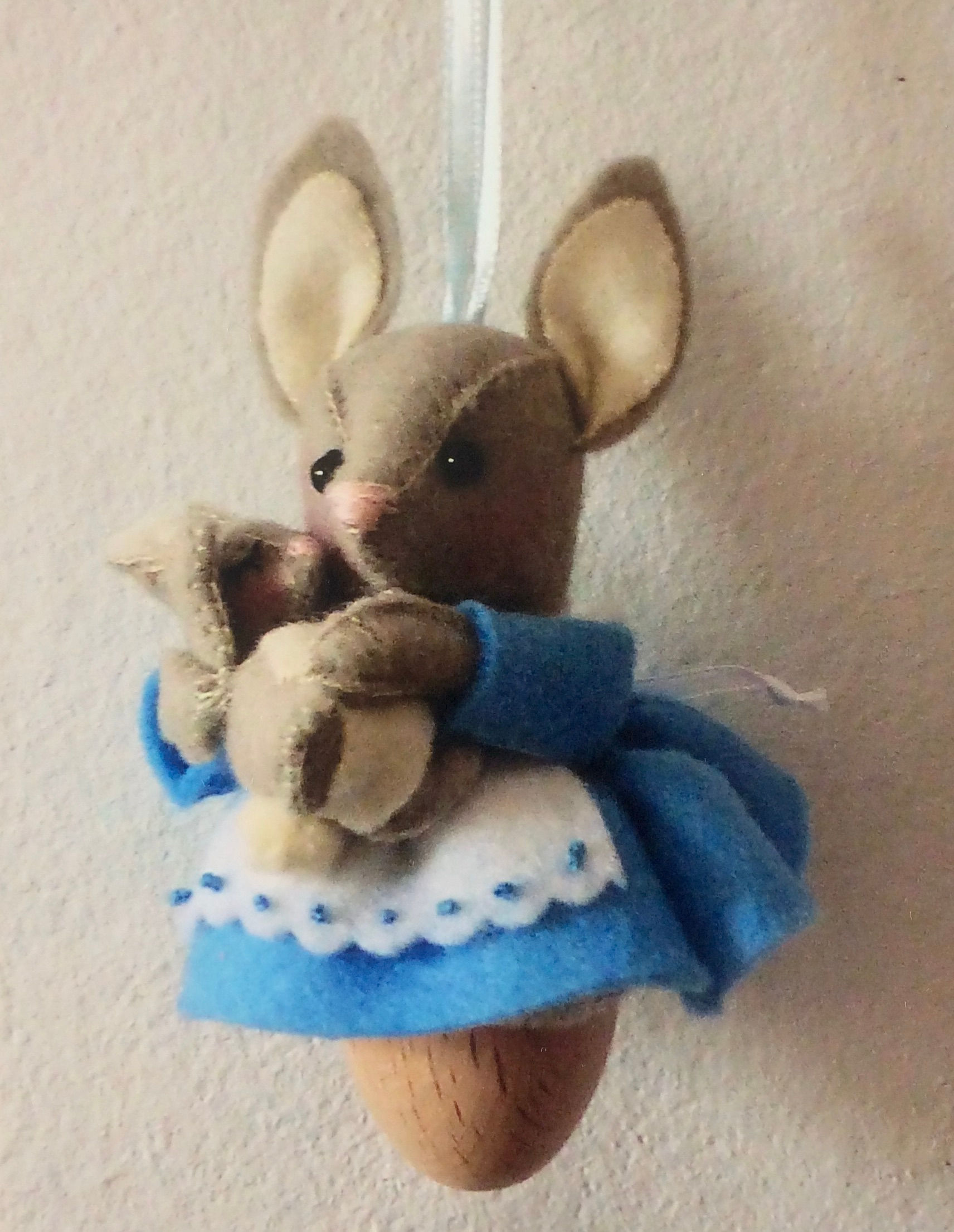 Paashanger Moeder Konijn met baby