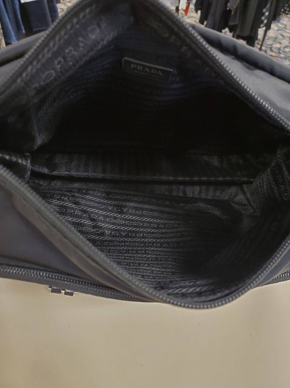 Thumbnail: Prada Tessuto Messenger Bag