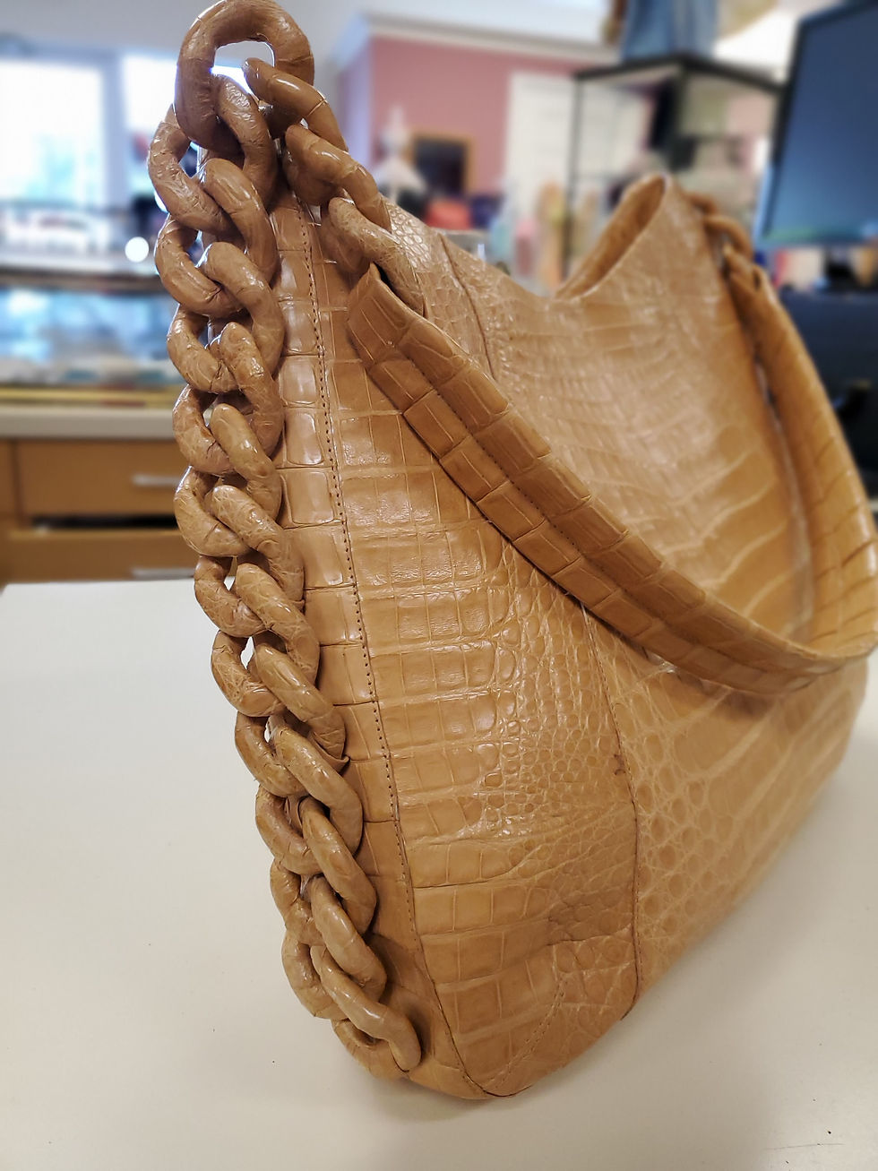 Thumbnail: Nancy Gonzalez Chain Link Hobo Bag