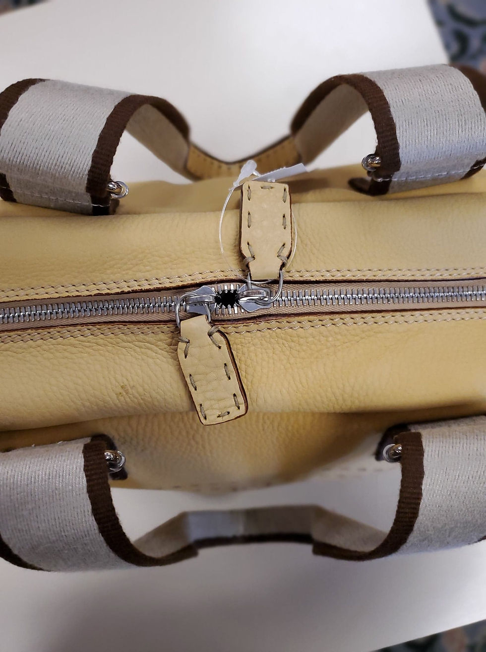 Thumbnail: Fendi Perforated Suede Handle Bag