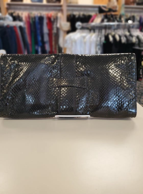 Thumbnail: Gucci Python Soft Stirrup Clutch
