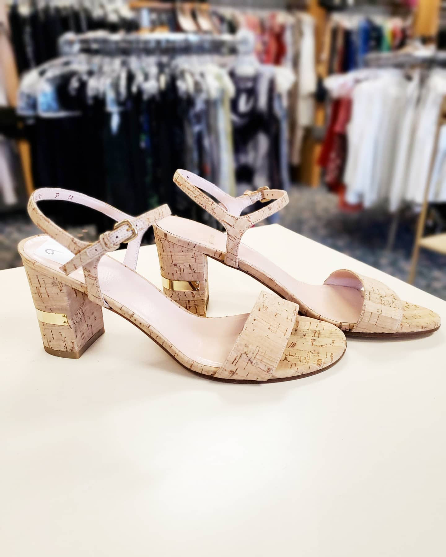 Stuart Weitzman Cork Sandals | Size 9