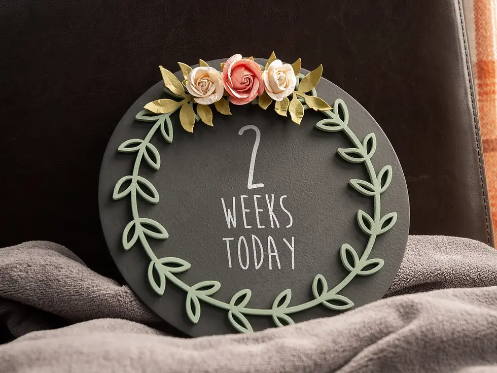 Thumbnail: Adorable Floral Chalkboard Sign