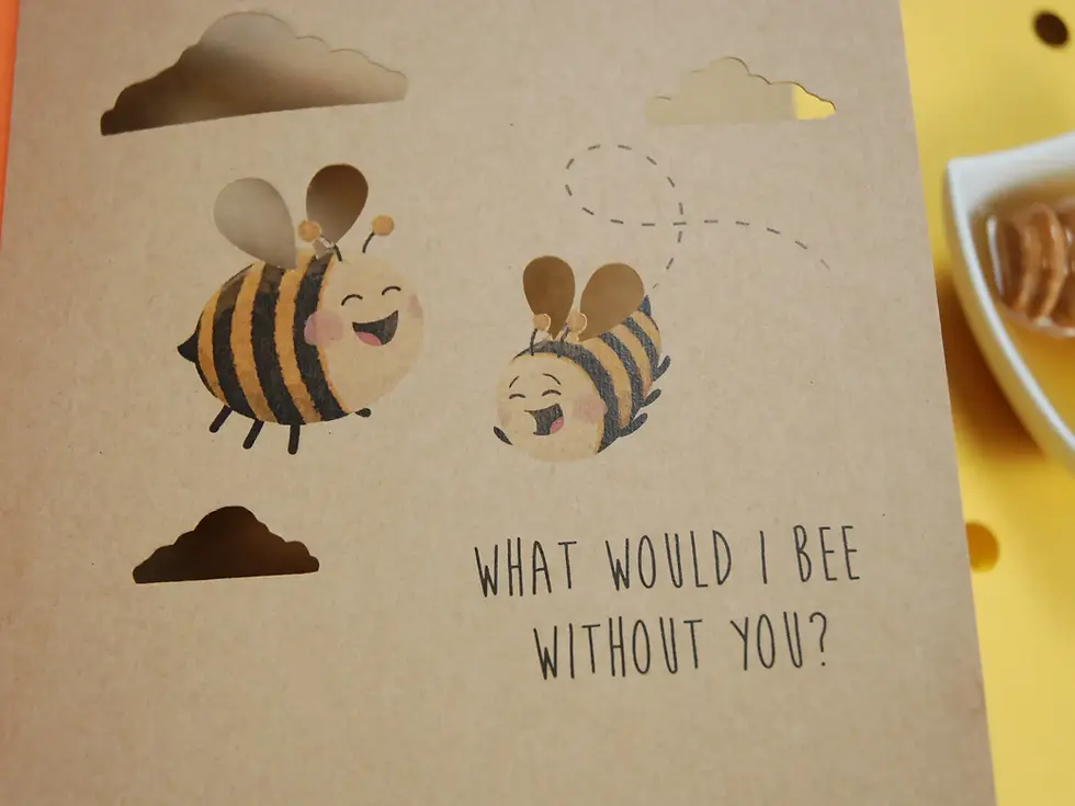 Thumbnail: Bumble Bee Cutout Card