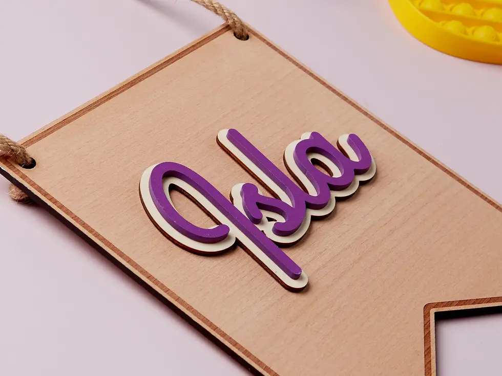 Thumbnail: Name banner for nursery