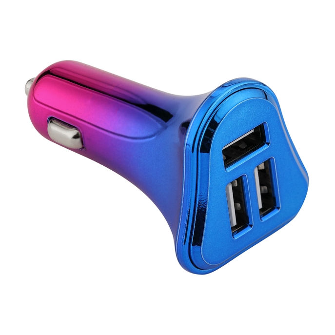 Trendy Techs 3 Port Usb Car Charger 4.1A Rapid Charge