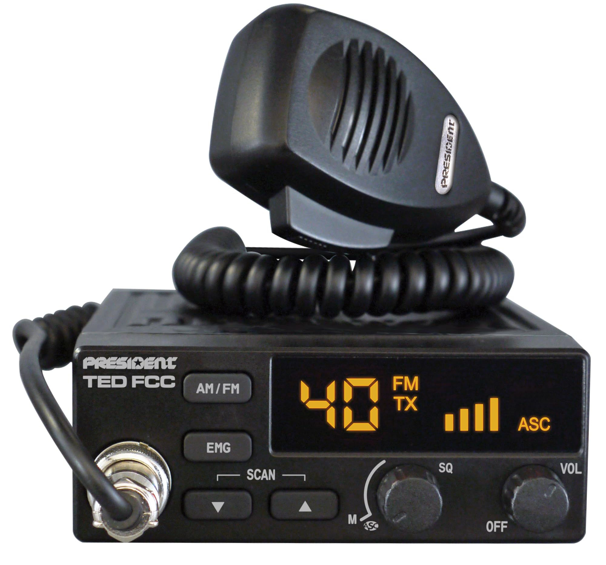 President Ted Fcc Am/Fm Cb Radio