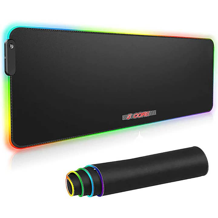 Large Rgb Mouse Pad 31.5X11.8In. W/12 Lighting Modes