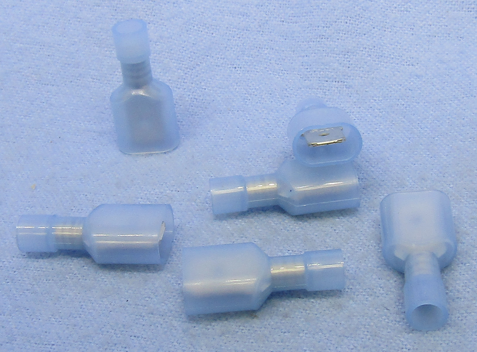 16-14Awg Fully Insulated Male Quick Connect Terminals - 5 Pack : 65-5745