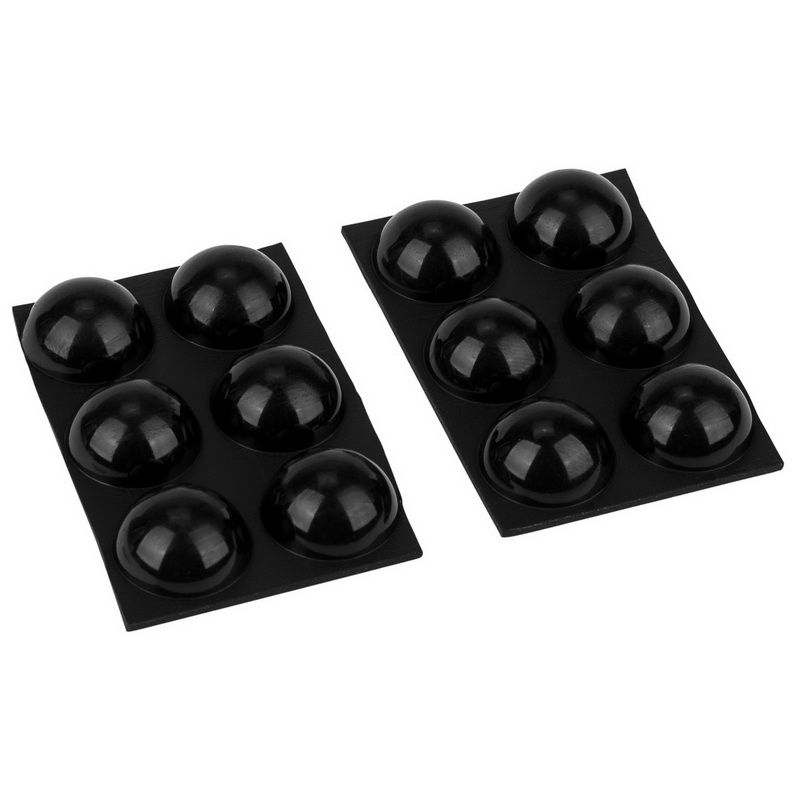 Adhesive Rubber' Dome Shaped 12-Pack