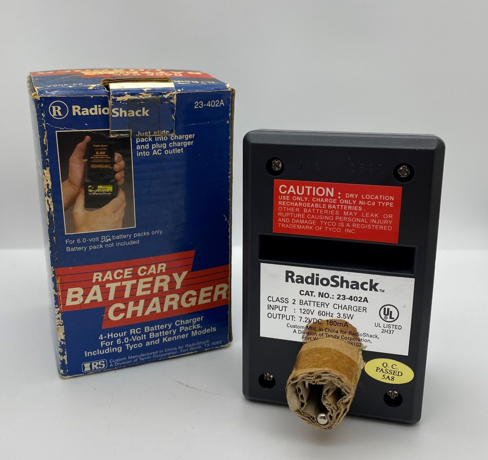 Race Car Battery Charger For 6.0V Battery Packs