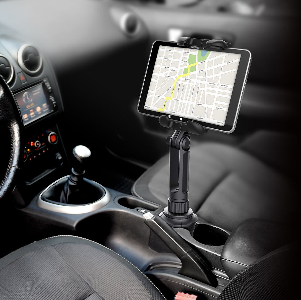 360-Degree Rotatable Tablet & Gps Boom Mount For 13In. Tablets Black