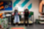 fun and quirky engagement shoot in IKEA