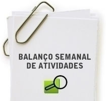 Balanço de atividades: 23/09 a 27/09