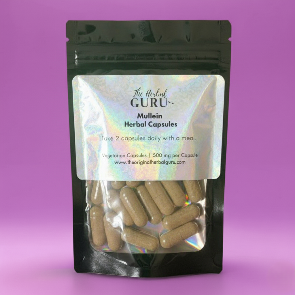 Organic MULLEIN Herbal Capsules