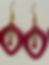 Thumbnail: Elegant Mauve Crystal Drop Earrings